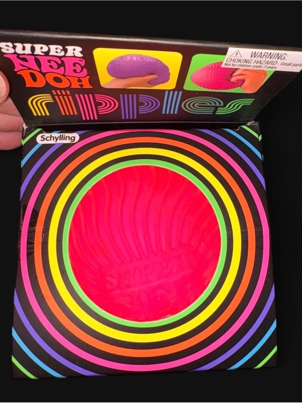 Schylling Super NeeDoh Ripples - Neon Pink